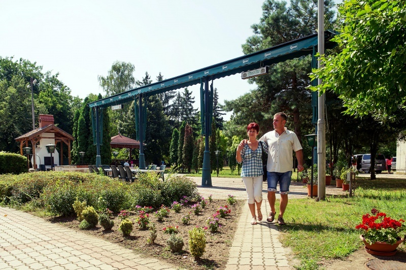 Hunguest Hotel Nagyerdő Debrecenben - kert