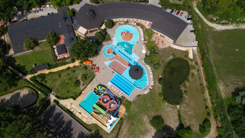 Aqualand Ráckeve - felülnézeti kép