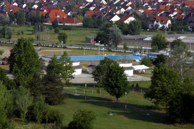 Gyógyfürdő Tiszaújváros - felülnézetből