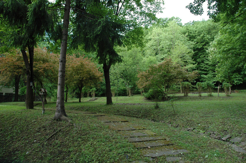 Bányászati Utókezelő és Éjjeli Szanatórium Sikondán - park