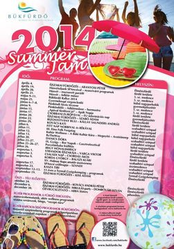 Ha Bükfürdőre utaznak, már most öszeállíthatják programjukat akár a nyár végéig, hiszen a Bükfürdői Gyógy- és Élménycentrum közzétette programjait. Van közöttük éjszakai fürdőzés, koncertek, amatőr úszóverseny és még sok minden más...  