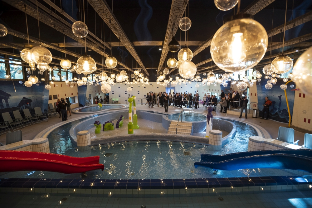 Íme Budapest egyik legkorszerűbb fürdője