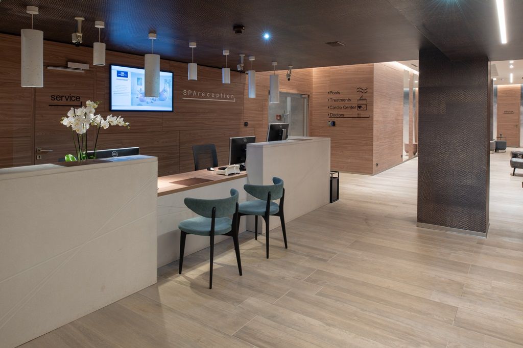 A margitszigeti gyógyszálló megújult spa-recepciója